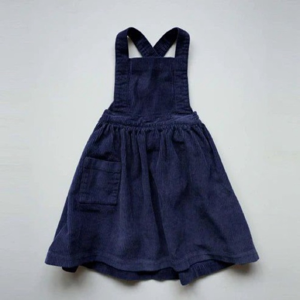 The Simple Folk The Corduroy Pinafore - Indigo